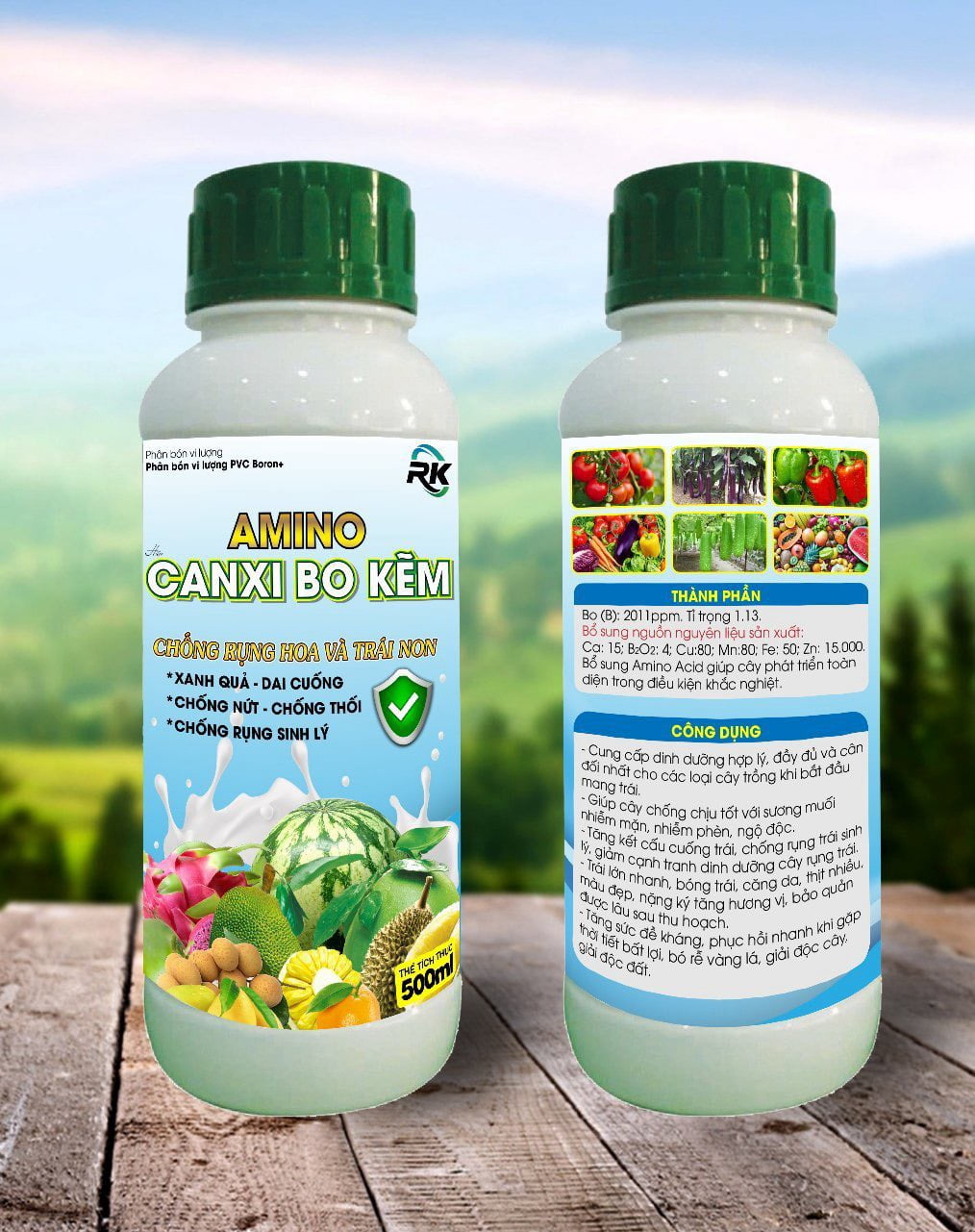 Amino Canxi Bo Kẽm 500ml