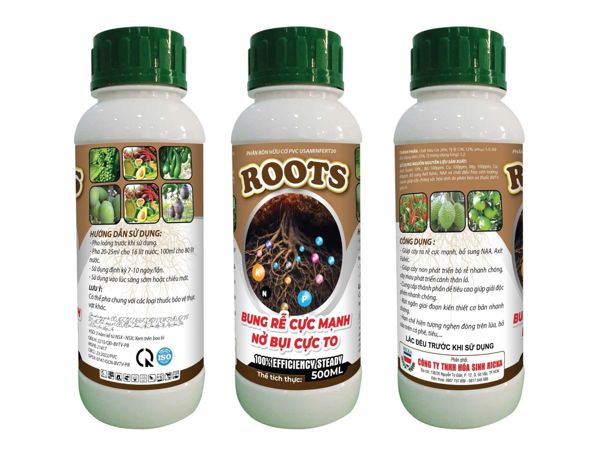 Phân Bón Hữu Cơ Roots 500ml