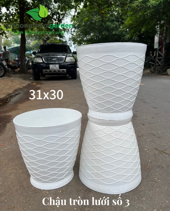 Chậu tròn lưới số 3