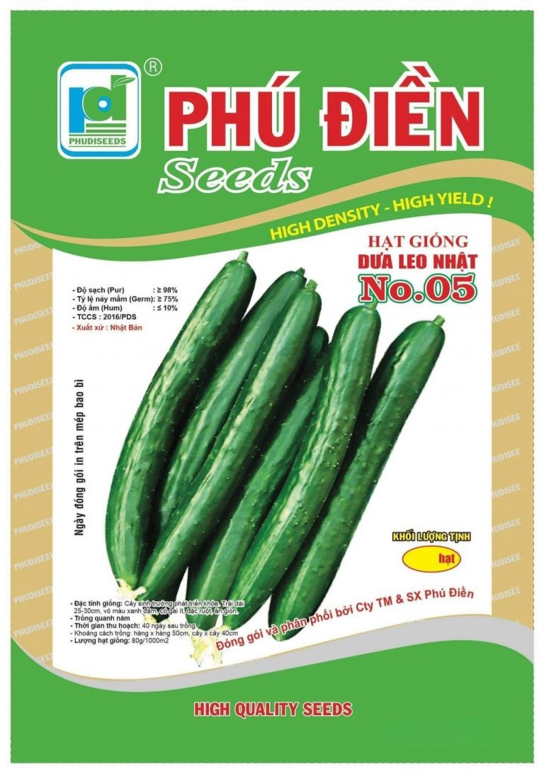 Hạt giống dưa leo Venus 89 – Giống mới, năng suất vượt trội