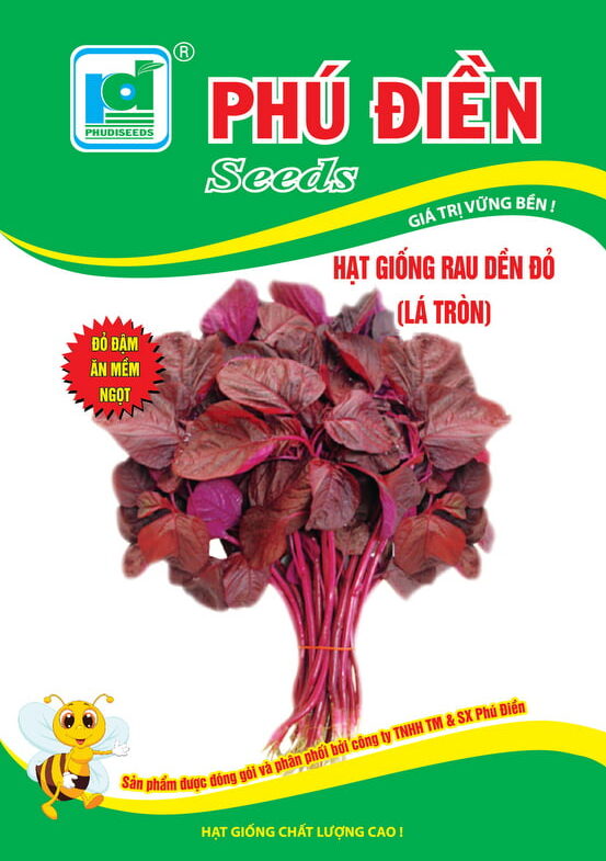 Giống Rau Dền Đỏ Lá Tròn