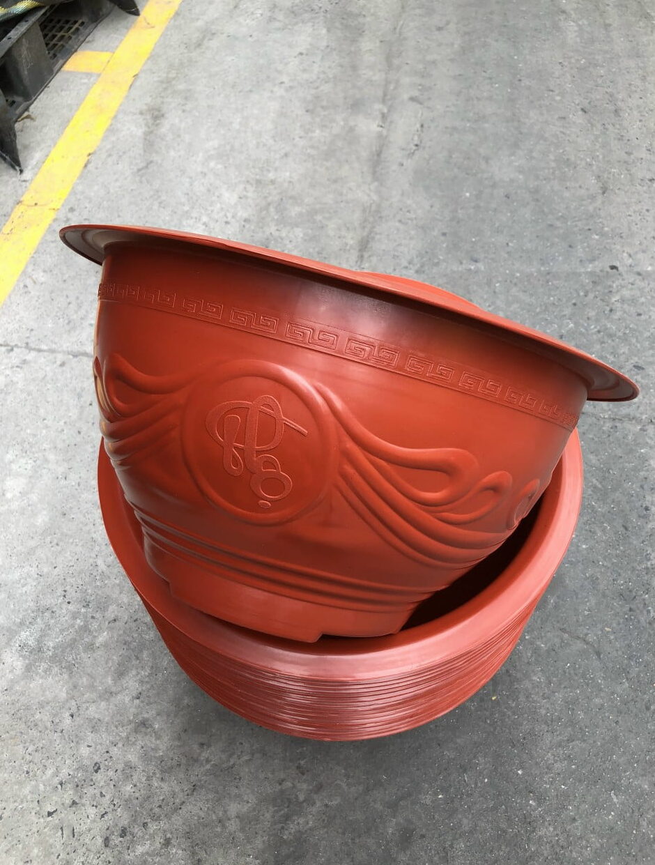 Chậu Hoa Phúc Lộc Thọ PLT 480*230*250 Màu Nâu Đỏ